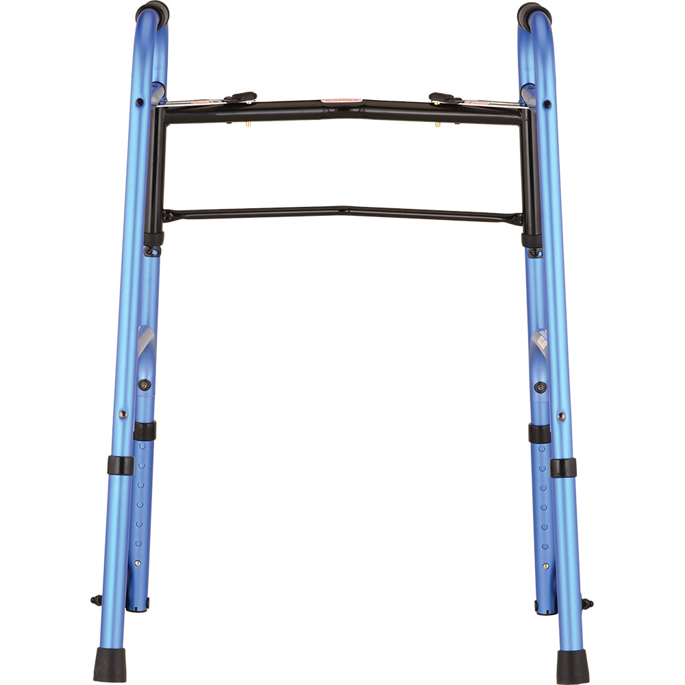 Folding Walkers - 5" Wheels - Designer, Blue