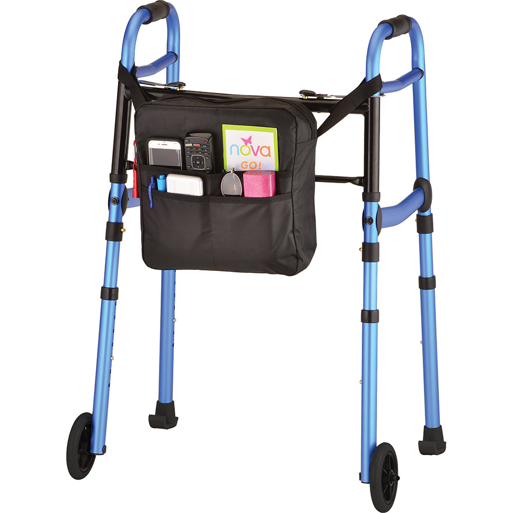 Folding Walkers - 5" Wheels - Walker Skis & Mobility Bag