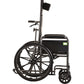 Recliner Wheelchair - 16" With Full Arms & Elevating Leg Rest
