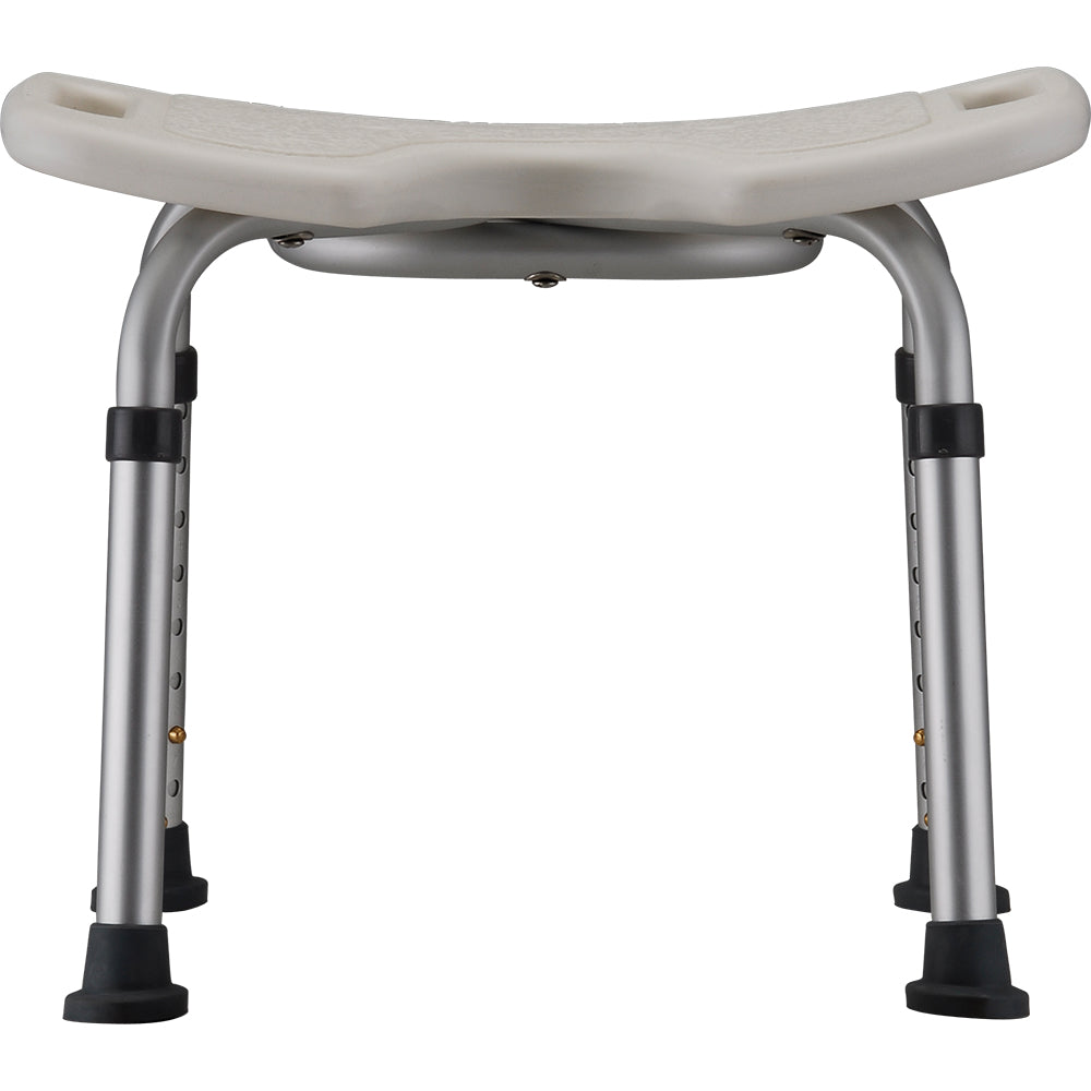 Bath Seat Without Back - Hygenic U-Shaped Cutout Front